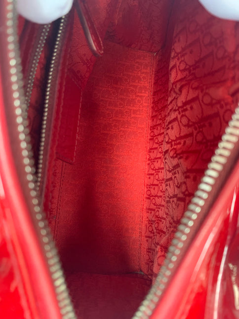 Sold Lady Dior Medium Red Patent Leather (France)