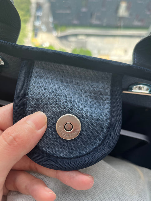 Sold Chanel Deauville Tote Denim Medium