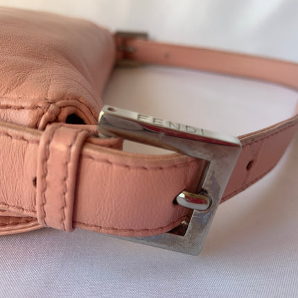 Sold FENDI Baguette Pink Lambskin Leather