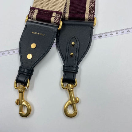 Sold Dior Saddle Maroon Medium Grained Leather Handbag with Strap