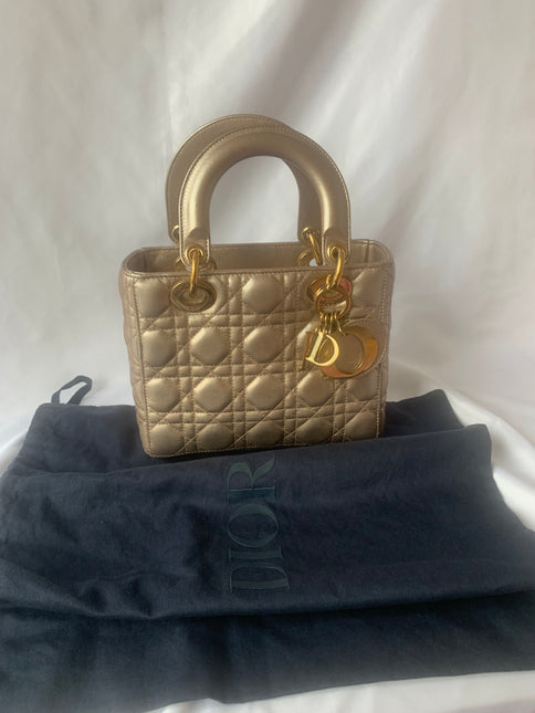 Sold Lady Dior ABCdior Small Small Cannage Lambskin Handbag