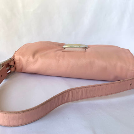 Sold FENDI Baguette Pink Lambskin Leather
