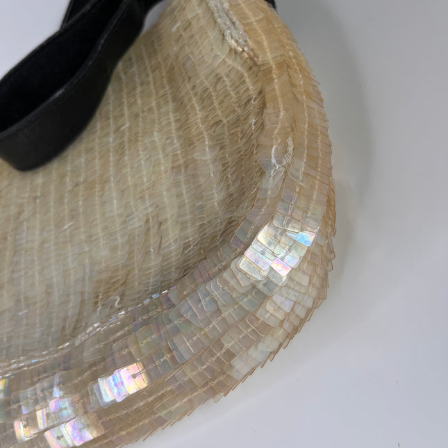 Sold Fendi Baguette in Cream Gold sequins