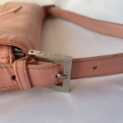 Sold FENDI Baguette Pink Lambskin Leather