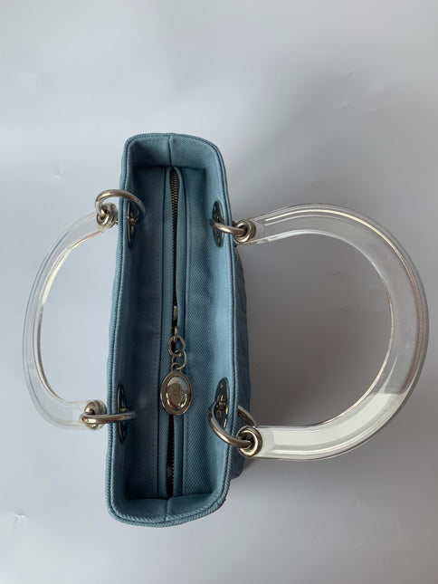 Sold Lady Dior Denim Vintage Medium size