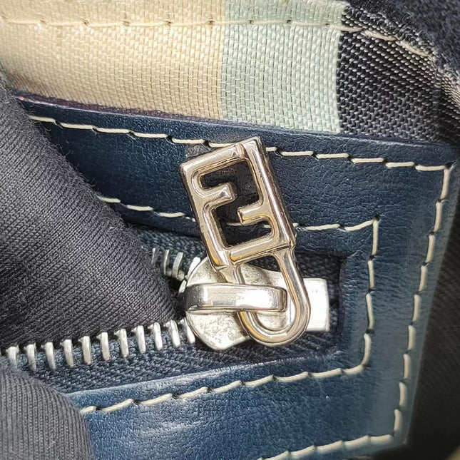 Sold FENDI Baguette Blue Denim
