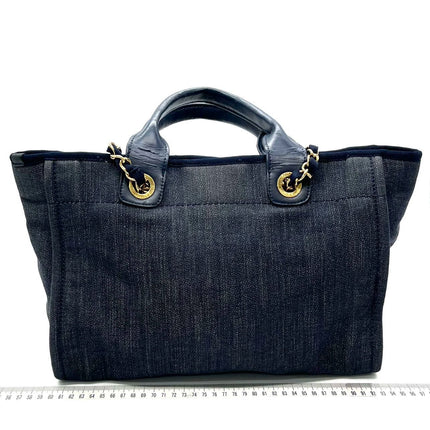 Sold Chanel Deauville Tote Medium White