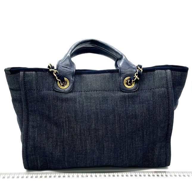 Sold Chanel Deauville Tote Medium White
