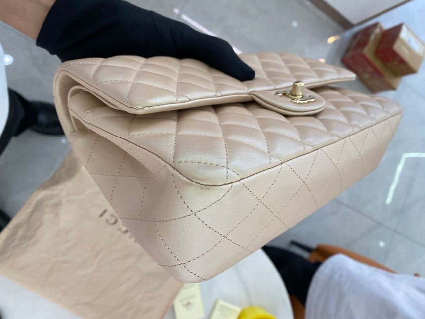 Sold Chanel Timeless/ Classic Flap Medium Gold