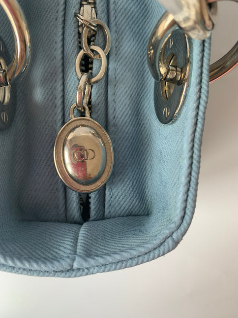 Sold Lady Dior Denim Vintage Medium size