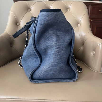 Sold Chanel Deauville Tote Denim Medium