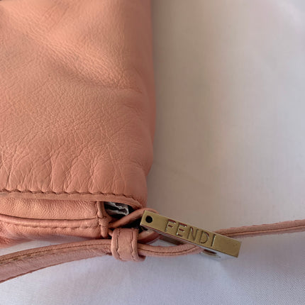 Sold FENDI Baguette Pink Lambskin Leather