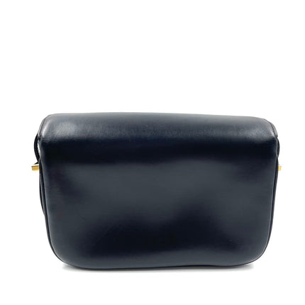 Sold CELINE Crecy Vintage Classic Flap Black Box Leather crossbody bag