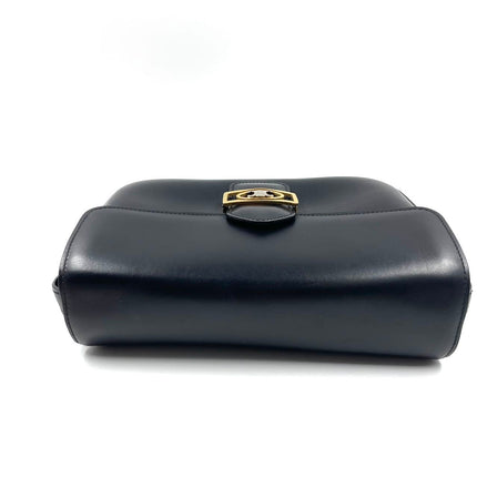 Sold CELINE Crecy Vintage Classic Flap Black Box Leather crossbody bag