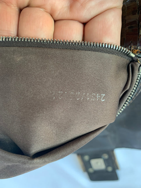 Sold FENDI Baguette chocolate brown sequins excellent condition
