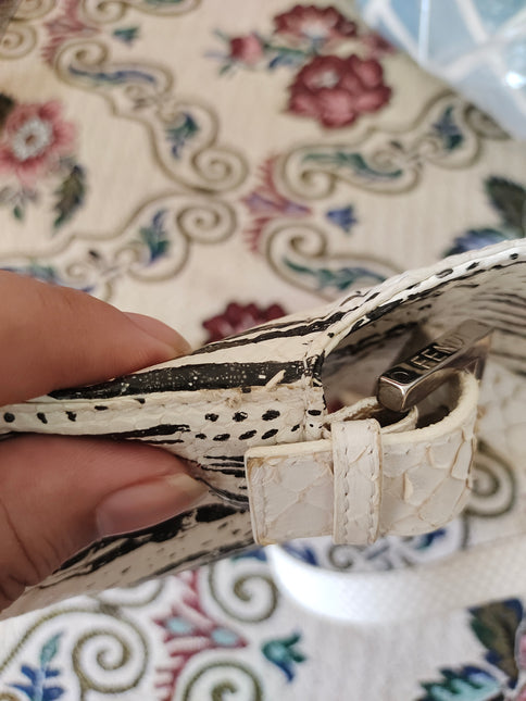 Sold Fendi Baguette in Python leather zebra print
