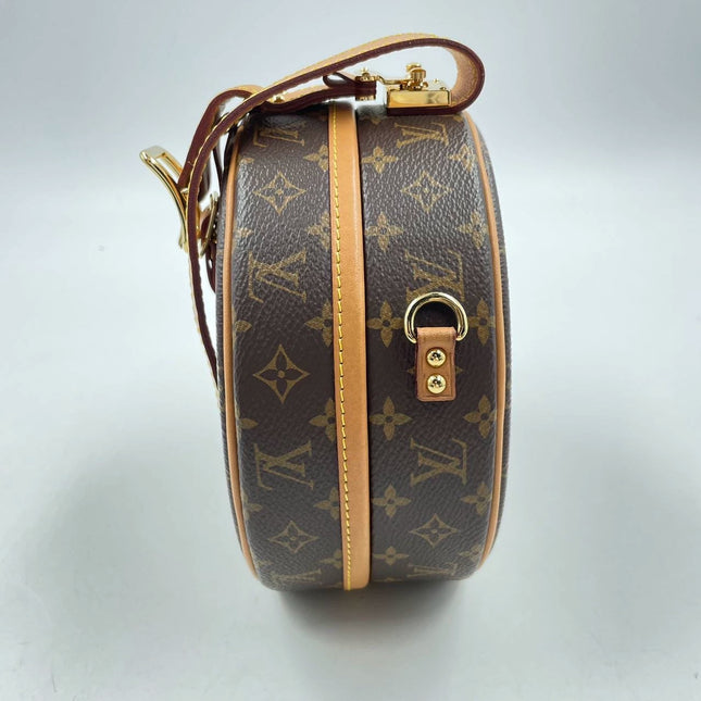Sold Louis Vuitton Petite Boîte Chapeau Stiff Leather Crossbody Bag