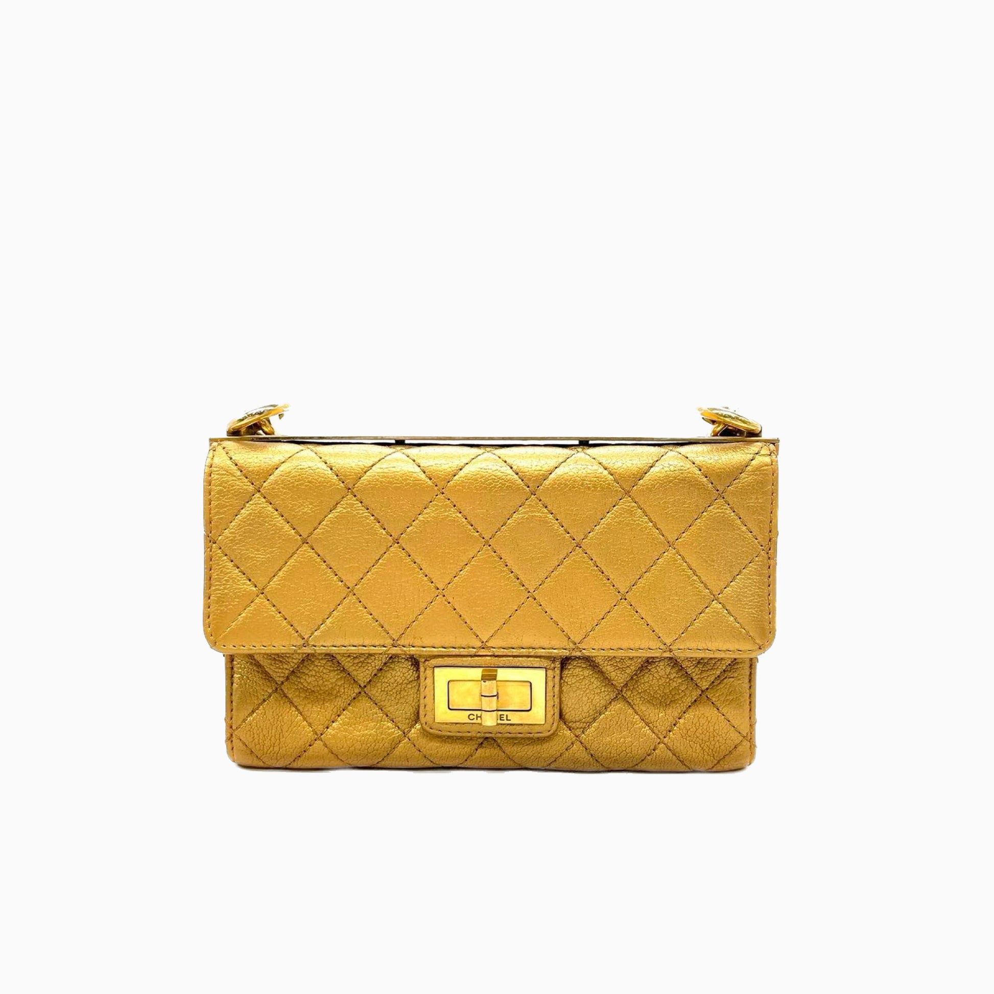 Sold at Auction: Chanel 2.55 Reissue 227 Double Flap Shoulder Bag