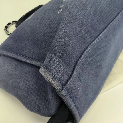 Sold Chanel Deauville Tote Denim Medium