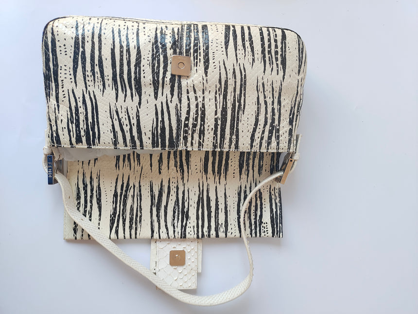Sold Fendi Baguette in Python leather zebra print
