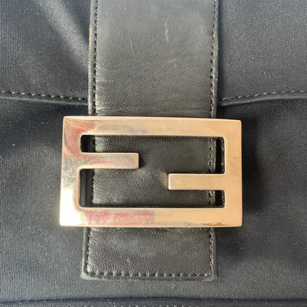 FENDI Baguette Black Cloth