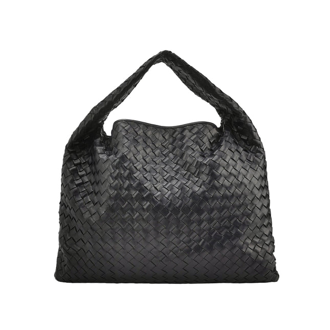 Bottega Veneta Hop Large Leather Navy Hobo Bag 55cm