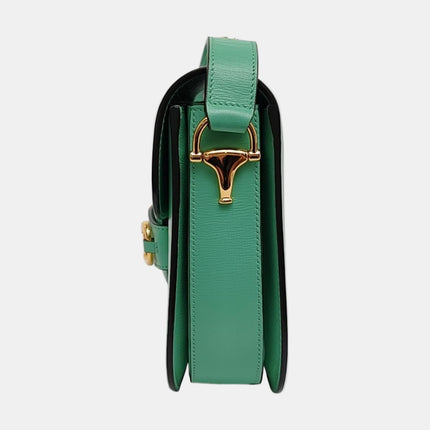 Gucci jackie small green leather