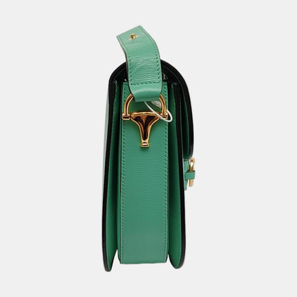 Gucci jackie small green leather
