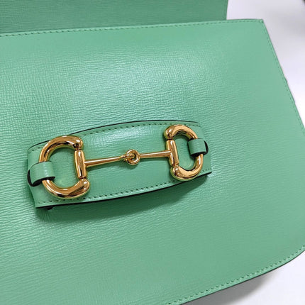 Gucci jackie small green leather