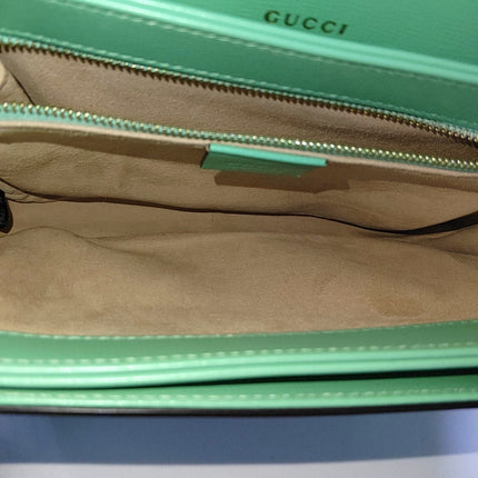 Gucci jackie small green leather