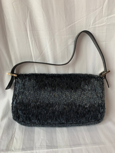 Sold Fendi Baguette Black waterfall Glitter
