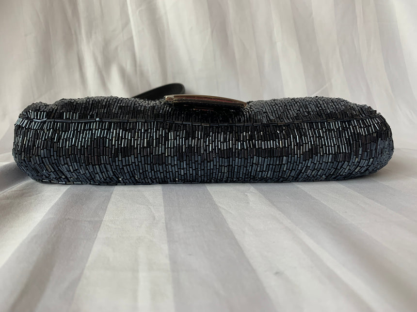 Sold Fendi Baguette Black waterfall Glitter