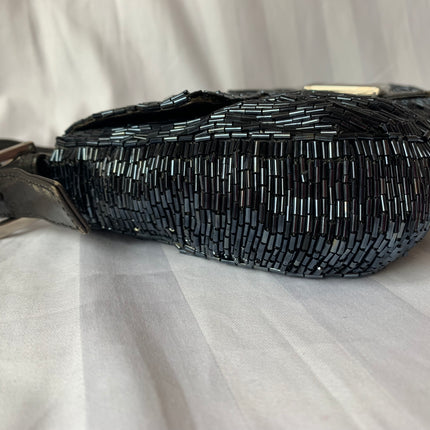 Sold Fendi Baguette Black waterfall Glitter