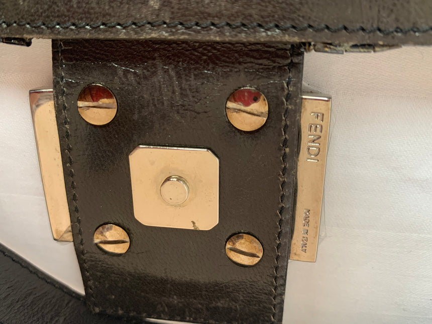 Sold Fendi Baguette Black waterfall Glitter