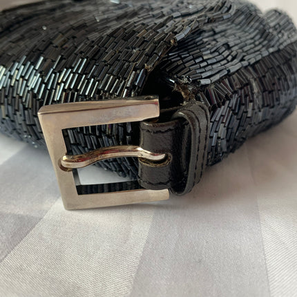 Sold Fendi Baguette Black waterfall Glitter