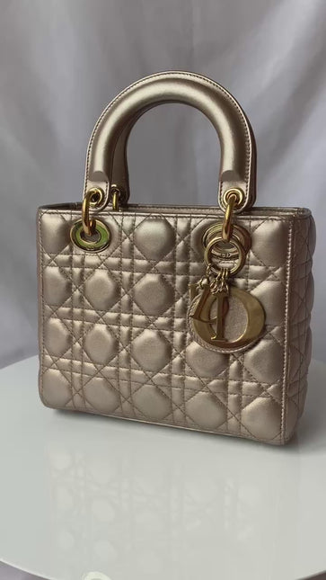 Sold Lady Dior ABCdior Small Small Cannage Lambskin Handbag