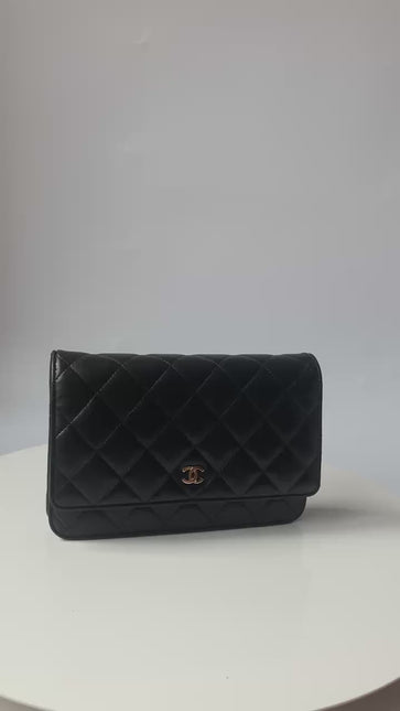 Sold Chanel Wallet On Chains WOC Timeless/ Classic Black