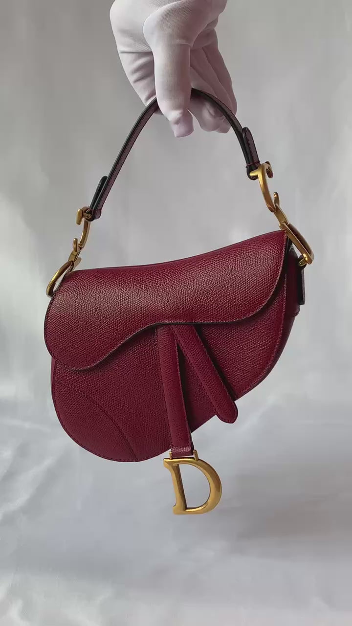 Dior clearance saddle red