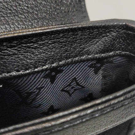 Louis Vuitton Avant-Garde Pochette Clutch Suede Leather Crystal Logo, 2011