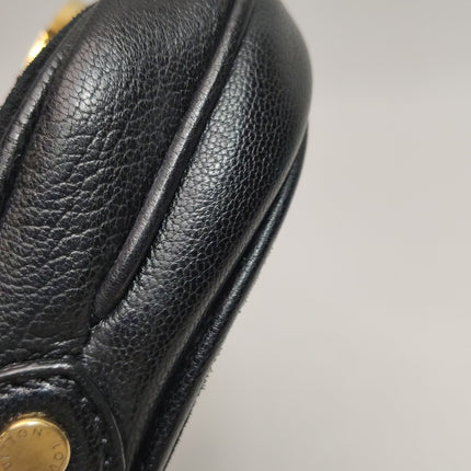 Louis Vuitton Avant-Garde Pochette Clutch Suede Leather Crystal Logo, 2011