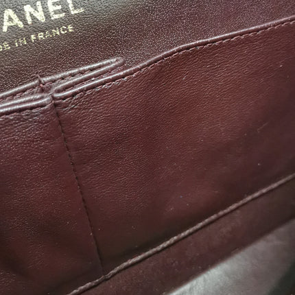 Chanel Classic Flap Medium Black Caviar Leather Gold Hardware, 2014