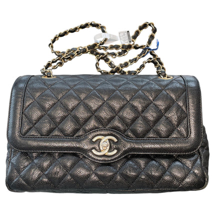 Chanel Paris Limited Medium Black Caviar Leather Gold Hardware 2015-16