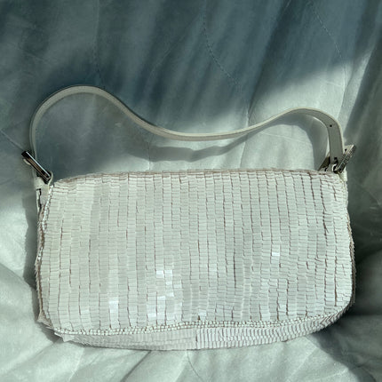 Sold FENDI Baguette Snow White sequins excellent condition