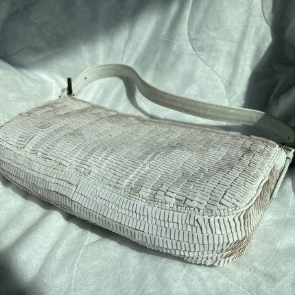 Sold FENDI Baguette Snow White sequins excellent condition