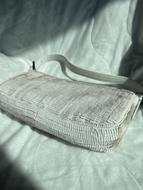 Sold FENDI Baguette Snow White sequins excellent condition