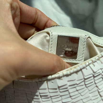 Sold FENDI Baguette Snow White sequins excellent condition