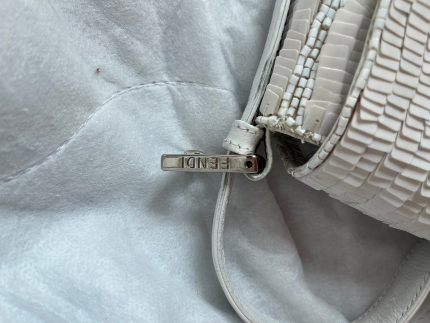 Sold FENDI Baguette Snow White sequins excellent condition