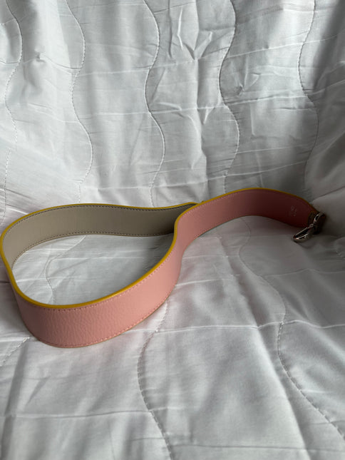 Sold FENDI Baguette Pink Leather 3D FF Motif Crossbody bag
