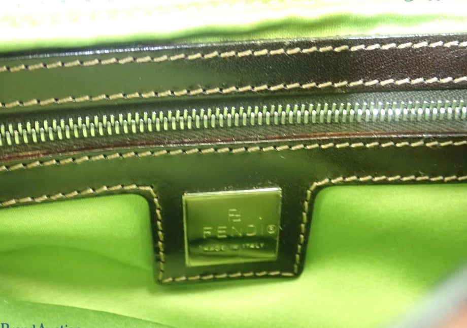 Sold Fendi Baguette Glitter Pink square sequins