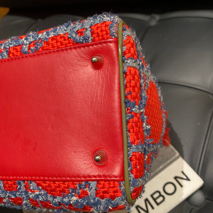 Sold Lady Dior Medium Tweed Handbag